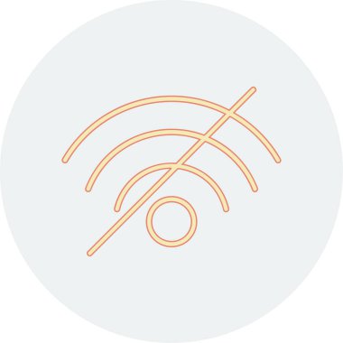 Wi-Fi simgesinin vektör illüstrasyonu