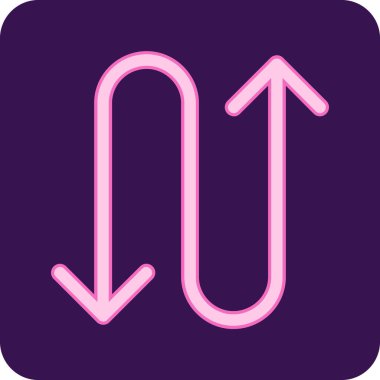 ok simgesi vektör illüstrasyonu