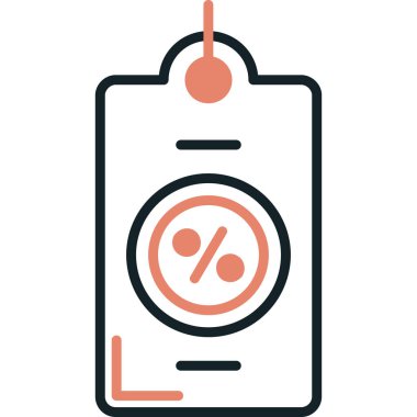 indirimli fiyat etiketi simgesi