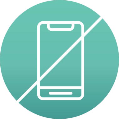 Vektör Mobil simge illüstrasyonu