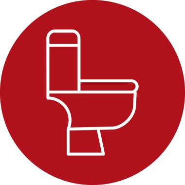 tuvalet ikonu vektör illüstrasyonu