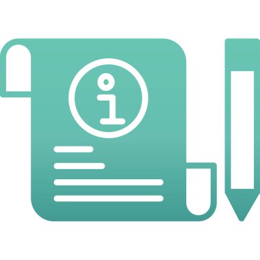 belge ikonu vektör illüstrasyonu. kağıt not işareti.