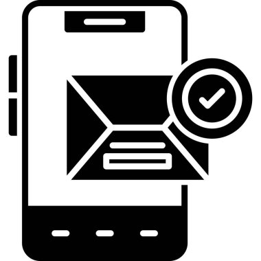 akıllı telefon e- posta simgesi