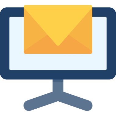 e- posta ileti vektörü simgesi