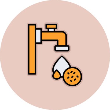 Modern simgenin vektör illüstrasyonu