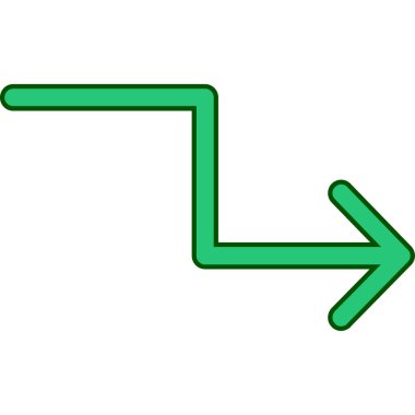 Tasarımınız için sol yön ok simgesi