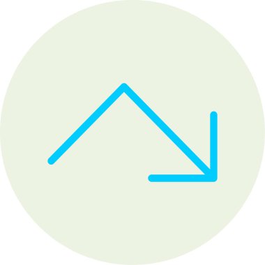 ok simgesi vektör illüstrasyonu