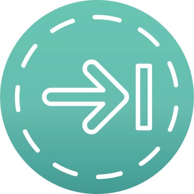 Ok. Web simgesi basit illüstrasyon