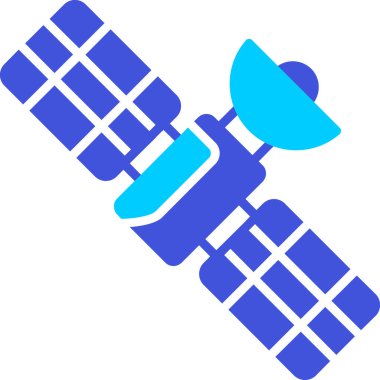 Uydu. Web simgesi basit illüstrasyon