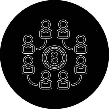 İnsan simgesinin vektör illüstrasyonu