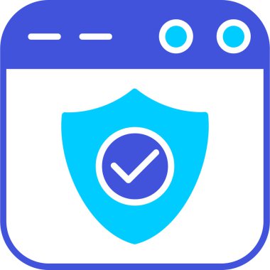 kalkan ikon vektör illüstrasyonu