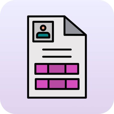 Dosya dizini renk ana hatları vektörü