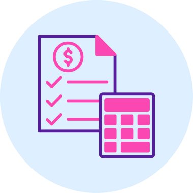 kontrol listesi simgesi, vektör illüstrasyonu