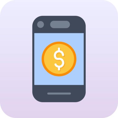 mobil ödeme vektör simgesi