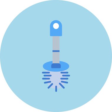 Fırça simgesi vektör illüstrasyonu