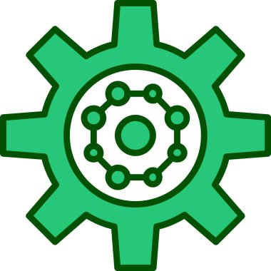 Dişliler. Web simgesi basit tasarım