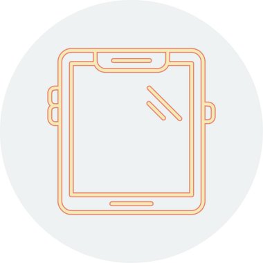 akıllı telefon simgesi vektör illüstrasyonu