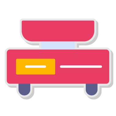 servis simgesi vektör illüstrasyonu