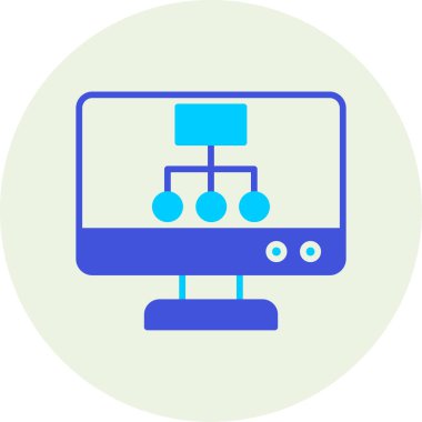 izleyici simgesi, vektör illüstrasyonu