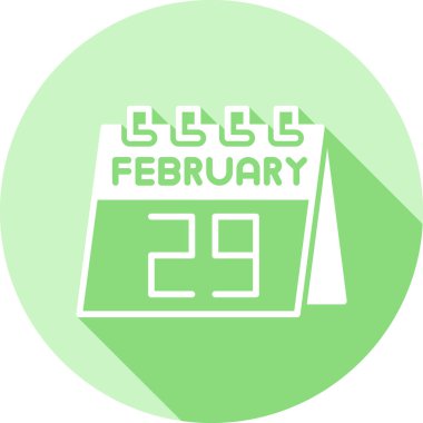 Şubat 23 takvim tarihi - basit biçim tasarım simgesine sahip tek günlük takvim