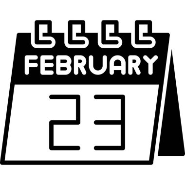 Şubat 23 - Tek gün takvim simgesi