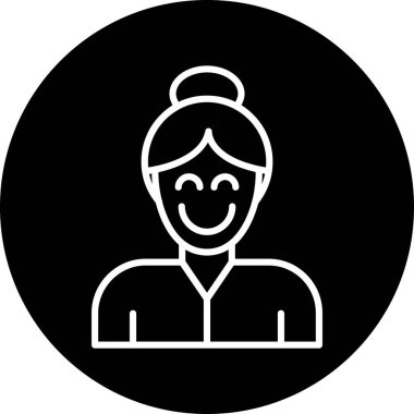 İnsan simgesinin vektör illüstrasyonu