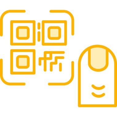 tarama kodu simgesini ana hat biçiminde tara