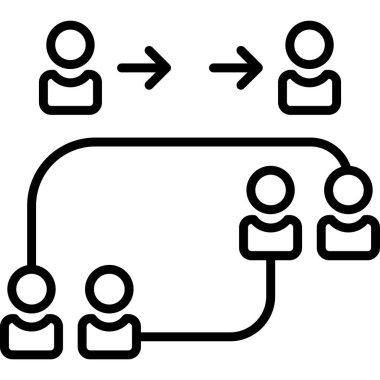 ağ paylaşım simgesi çizimi
