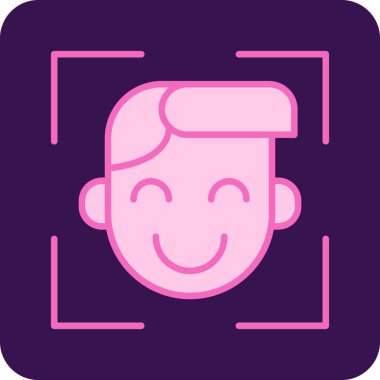 Tasarımınız için insanların vektör çizimi ve mobil uygulama simgesi