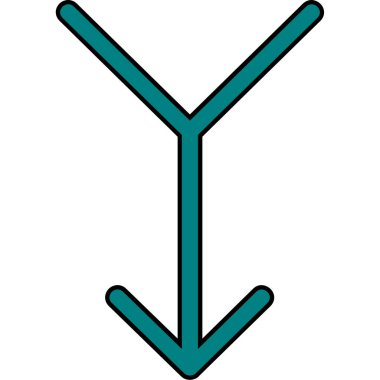 Yön oku. Basit resimleme