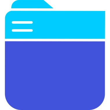 belge simgesi, basit vektör illüstrasyon tasarımı