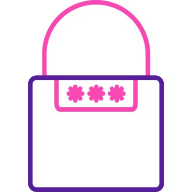 Kilit. Web simgesi basit illüstrasyon