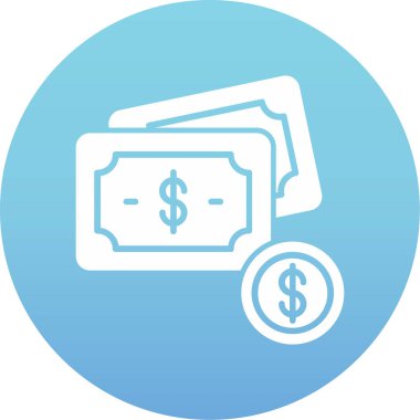money vector icon modern simple illustration