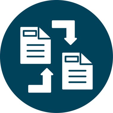 Belge. Web simgesi basit tasarım