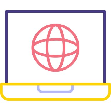 Web renk simgesi. Vektör çizim