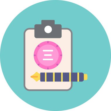 rapor web simgesi, vektör illüstrasyonu