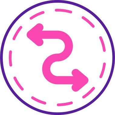 Tek bir simgenin vektör illüstrasyonu