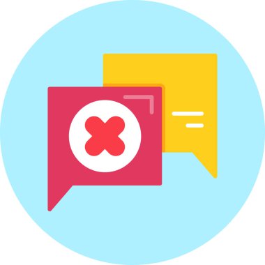 Konuşma balonu işaret tasarımı