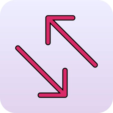 Ok. Web simgesi basit illüstrasyon