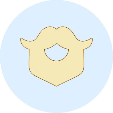 Tek bir izole simgenin vektör illüstrasyonu