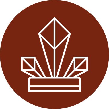 Bir yıldız simgesinin vektör illüstrasyonu