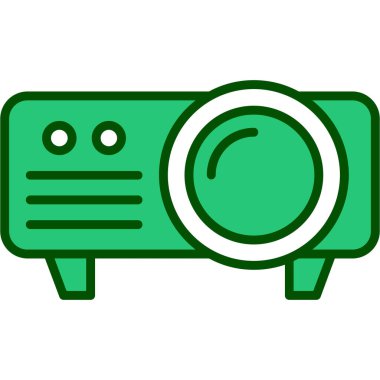 kamera simgesi vektör illüstrasyonu