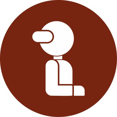 Vektör Adam Simgesi illüstrasyonu