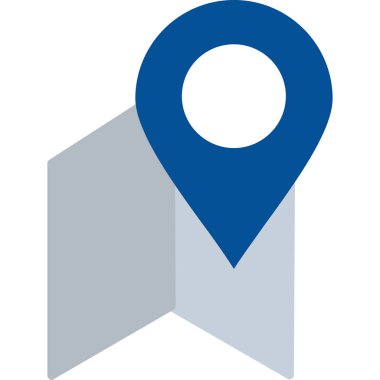 pin haritası konum simgesi vektör illüstrasyonu