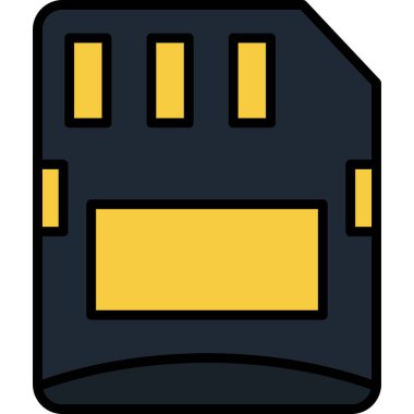 Çizgi film simgesinin vektör çizimi