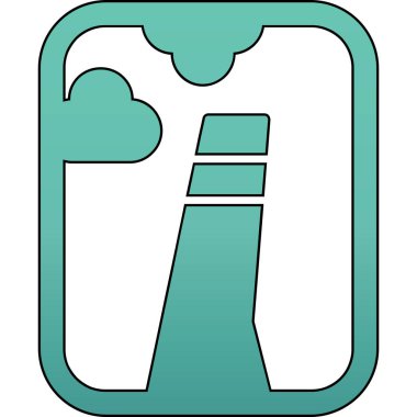 Benzersiz hava balonu vektör simgesi