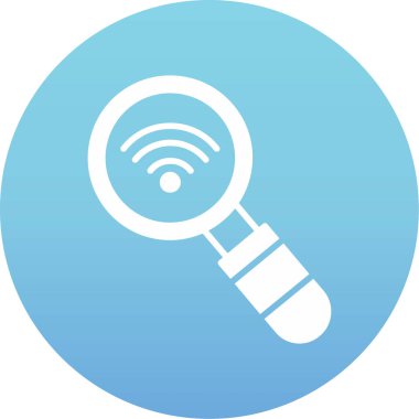 Arama vektörü simgesi modern basit vektör çizimi