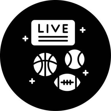 Yaşa. Web simgesi basit tasarım