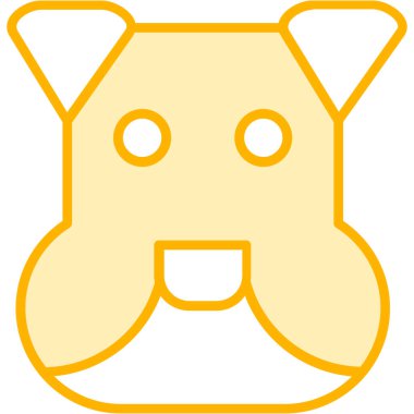 köpek yüz ifadesi simgesi