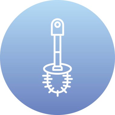 Modern b 'nin vektör illüstrasyonu eksik simgesi